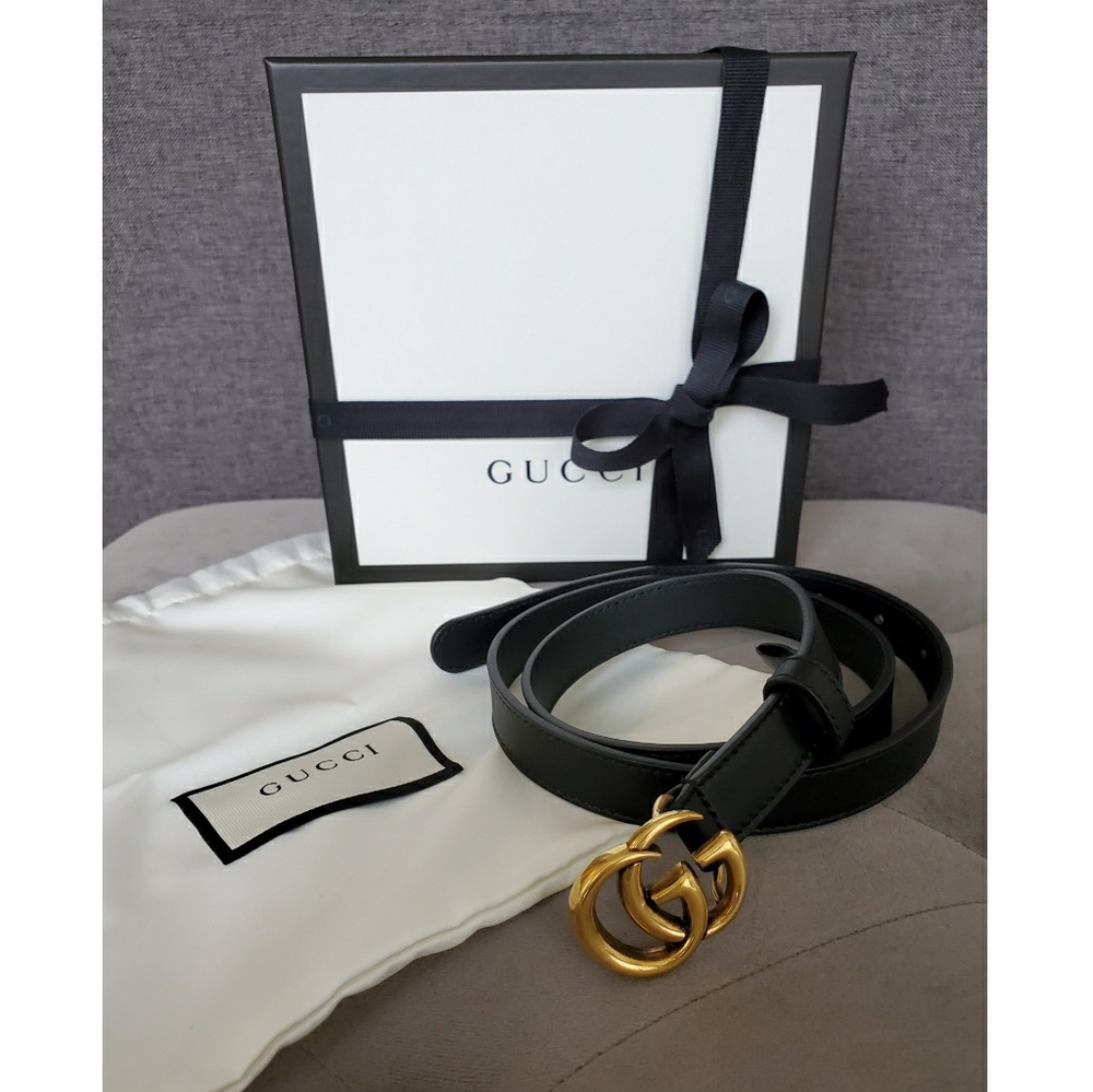 Gucci Marmont Skinny Belt